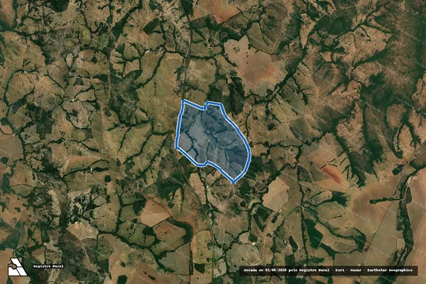 Imagem de satélite de Fazenda Matinha, denominado Floresta - Parcela 01 em Goiandira - GO