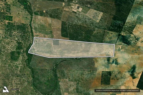 Imagem de satélite de FAZENDA FAVEIRA - Parte 1 em Poço Verde - SE