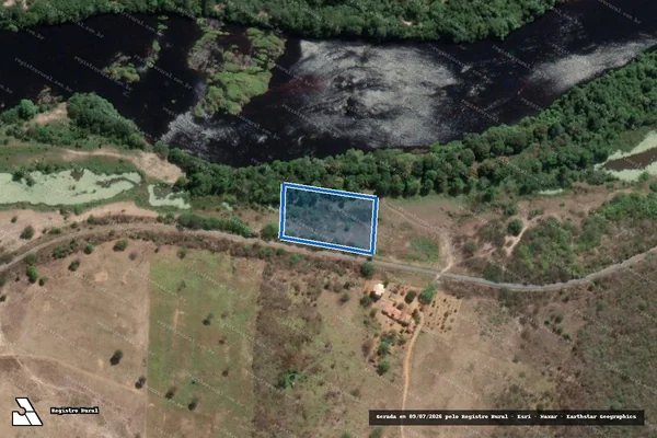 Imagem de satélite de FAZENDA ALTO DO CATUNI - Parte 1 em Marcionílio Souza - BA