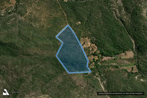 Imagem de satélite de FAZENDA SANTA RITA - Parte 1 em Rio Pardo de Minas - MG