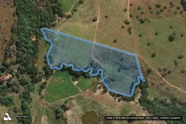 Imagem de satélite de Fazenda Retiro e Canela - Gleba 3 em Maravilhas - MG