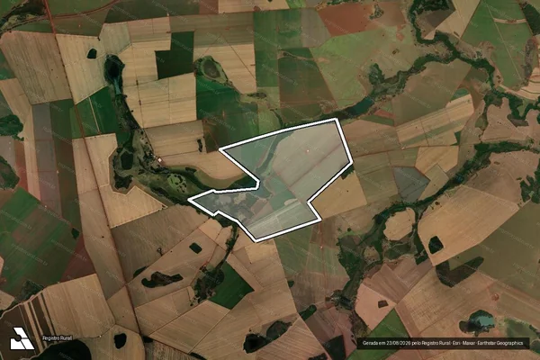 Imagem de satélite de FAZENDA ESTIVA - PARTE1 em Turvelândia - GO