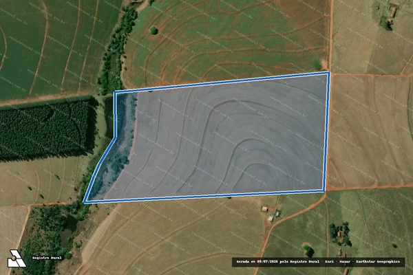 Imagem de satélite de Fazenda Nossa Senhora Aparecida - Gleba E em Manduri - SP