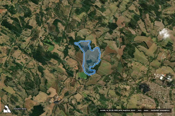 Imagem de satélite de FAZENDA SÃO JOSÉ DO BEBEDOURO - Parte 1 em Guaranésia - MG