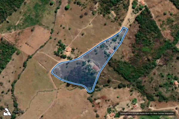 Imagem de satélite de FAZENDA OLHOS DAGUA - Parte 2 em Comercinho - MG