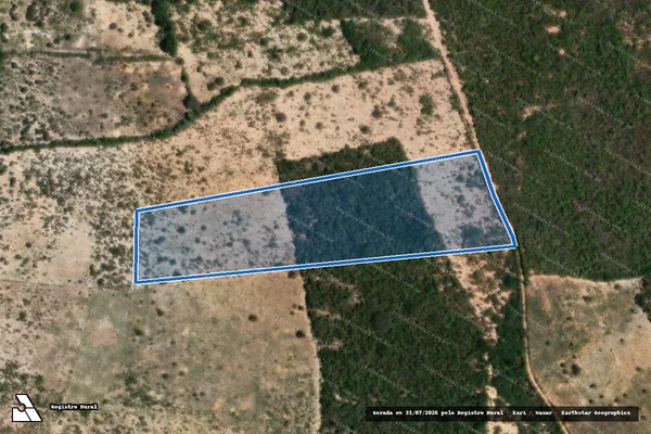 Imagem de satélite de FAZENDA SAMBAIBA - Parte 1 em Cordeiros - BA