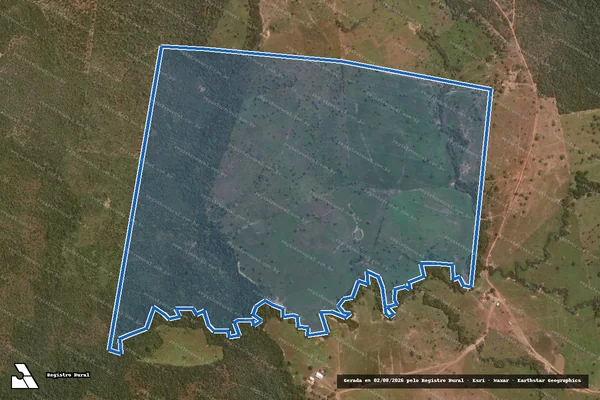 Imagem de satélite de Fazenda Bom Jesus, Junção do Lote 20-A, ( desmembrada do Lote 20), Loteamento Chapadinha e area da matrícula 65 - 001 em Itacajá - TO