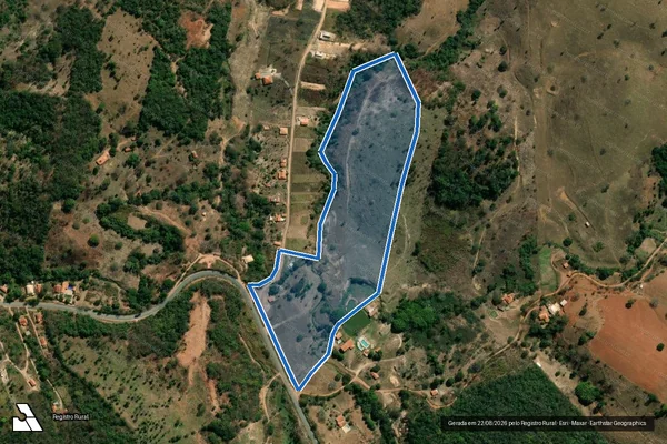 Imagem de satélite de Fazenda de Santo Antônio - Fazenda de Santo Antônio em Taquaraçu de Minas - MG