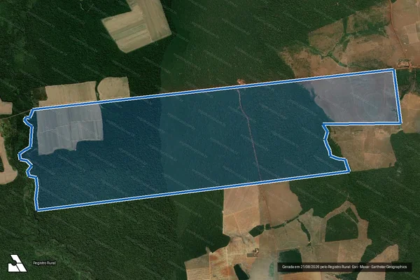 Imagem de satélite de Fazenda Batelão em Porto dos Gaúchos - MT