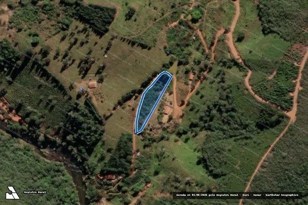 Imagem de satélite de CORREGO BARRA ESPIGAO - Parte 2 em Capelinha - MG