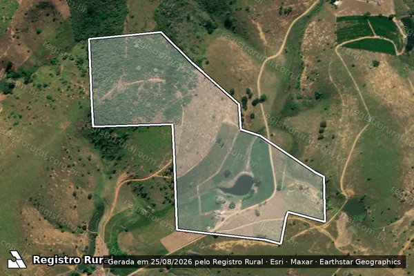 Imagem de satélite de ENCRUZILHADA TREVISO - Parte 1 em João Neiva - ES