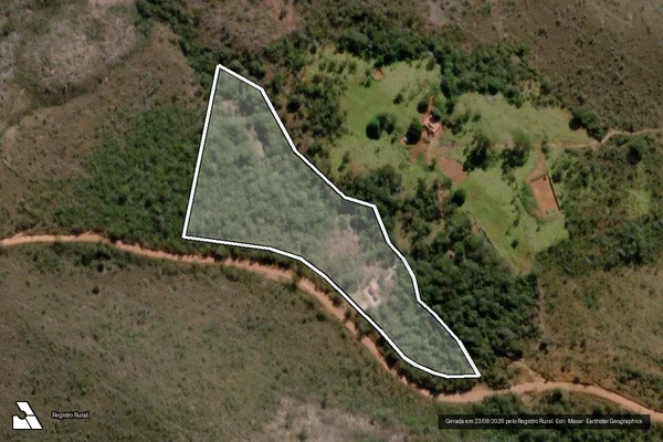 Imagem de satélite de Fazenda Vargem da Serra da Raiz/ Retiro da Murissoca  - Parte 1 em Diamantina - MG