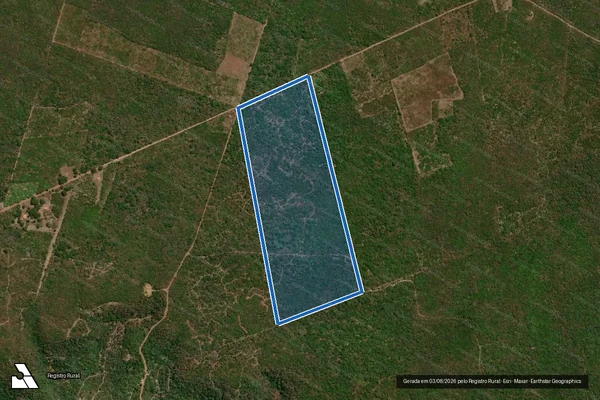 Imagem de satélite de GLEBA BOA VISTA - LOTE 08 - DATA SAO JOSE DO MOCAMBO - Parte 1 em Monsenhor Gil - PI