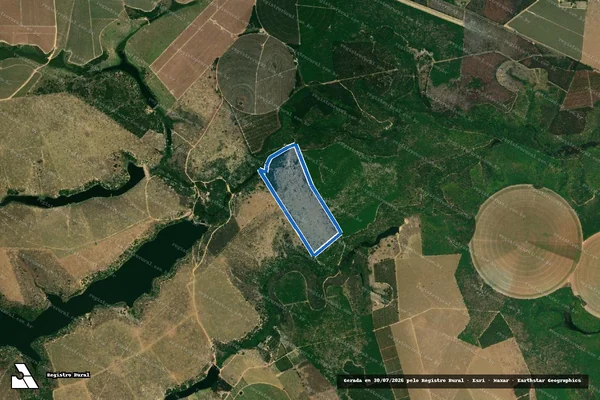 Imagem de satélite de Fazenda América - Parcela 1 em Boa Esperança - ES