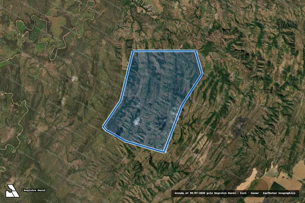 Imagem de satélite de FAZENDA CABA VIDA - 001 em Niquelândia - GO