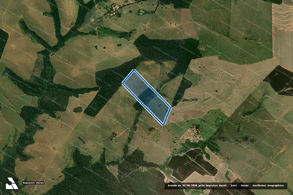 Imagem de satélite de Estância Paraiso - Parcela 1 em Cafelândia - SP