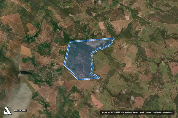 Imagem de satélite de LOTE 30, LOTEAMENTO FAZENDA LAGES, GLEBA 01, 2ª ETAPA - 001 em Talismã - TO