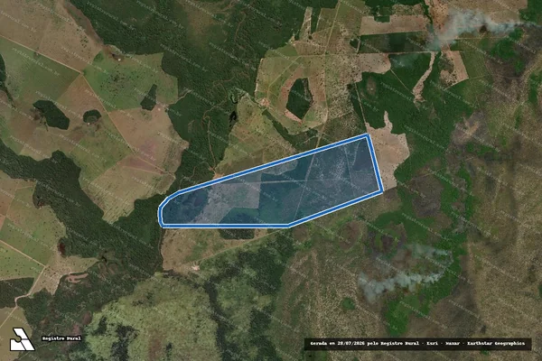 Imagem de satélite de Fazenda Colorado - Parte 1 em Nova Nazaré - MT