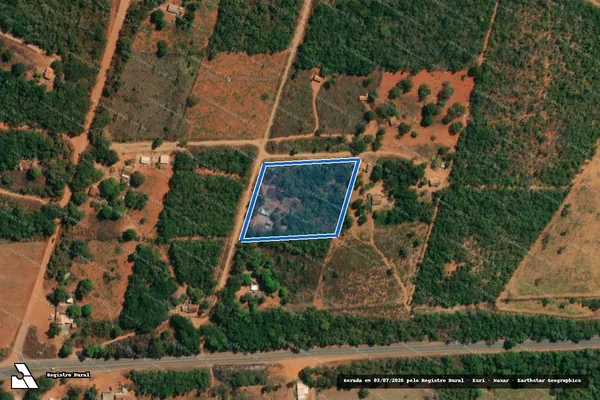 Imagem de satélite de PA SACO DO RIO PRETO ?  AGROVILA II LOTE 35 - Parte 1 em Natalândia - MG