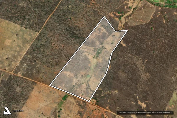 Imagem de satélite de SITIO MAXIXEIRO - SITIO MAXIXEIRO ? ÁREA 01 em Dormentes - PE
