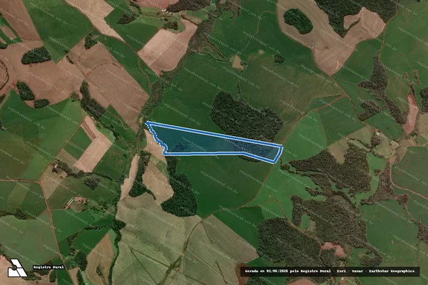 Imagem de satélite de Fazenda Erval Seco I - Gleba J em Erval Seco - RS