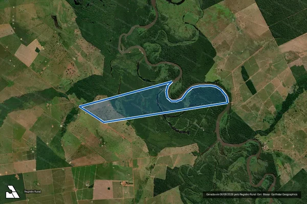 Imagem de satélite de FAZENDA CLÁUDIA - FAZENDA CLÁUDIA em Vila Bela da Santíssima Trindade - MT