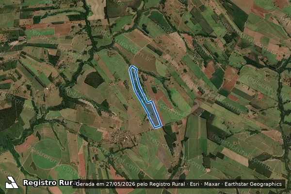 Imagem de satélite de Estância Luciano - Estancia Luciano em União Paulista - SP