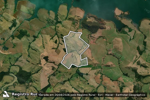 Imagem de satélite de Fazenda São Francisco - Parte 2 em Passos - MG