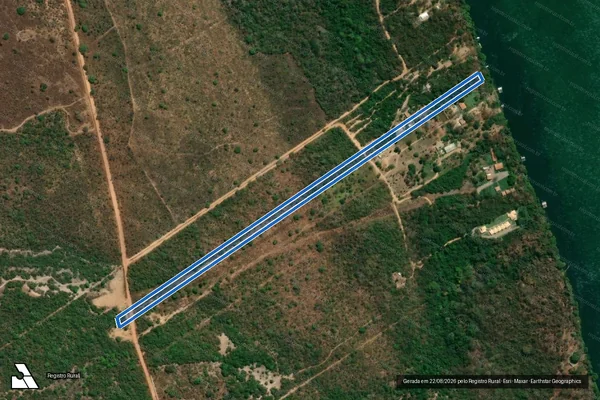 Imagem de satélite de FAZENDA MUMBUCA 3 (LOTE 3)-DESMEMBRADA-CHÁCARA 05 - Parte 1 em Peixe - TO