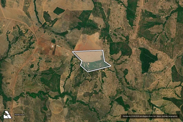 Imagem de satélite de FAZENDA SANTO ANTÔNIO - PARTE 1 em Piranhas - GO