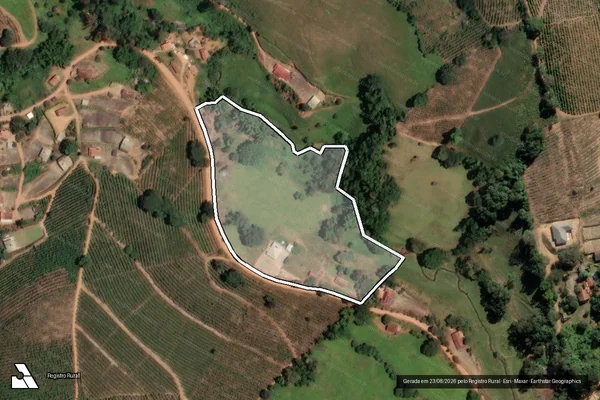 Imagem de satélite de SÍTIO RIBEIRÃO DE SANTANA - Sítio Ribeirão de Santana em Poço Fundo - MG
