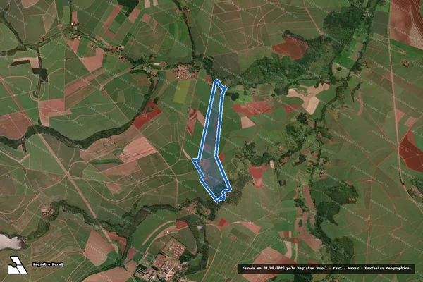 Imagem de satélite de FAZENDA SÃO JOSÉ DOS PATOS - Parte 1 em Pederneiras - SP