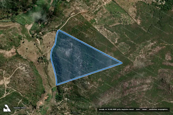 Imagem de satélite de FAZENDA PASSAGEM DOS BOIS - PARCELA 02 em Condeúba - BA