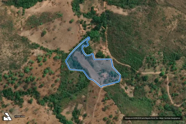 Imagem de satélite de SITIO RAJADO - Parte 1 em Diamantina - MG