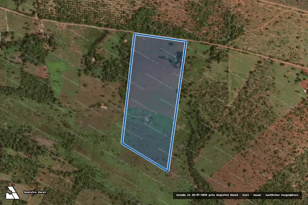Imagem de satélite de LOTE 90 DO PROJETO DE ASSENTAMENTO VEREDA II - LOTE 90 DO PA VEREDA II em Padre Bernardo - GO