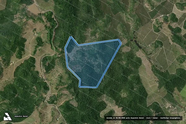 Imagem de satélite de FAZENDA SANTO ANTÔNIO - 001 em Itabela - BA