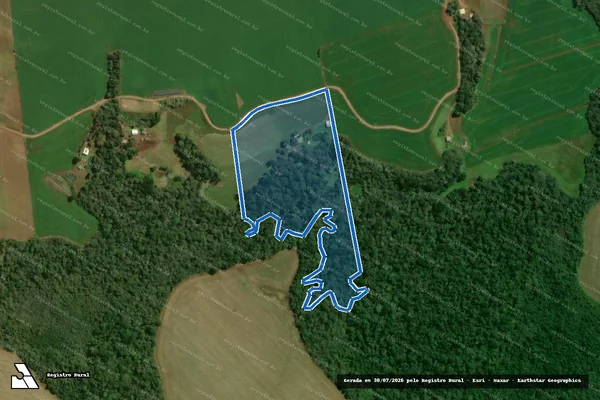 Imagem de satélite de PA Trindade ? LOTE 9B - PA TRINDADE LOTE 9B em Trindade do Sul - RS