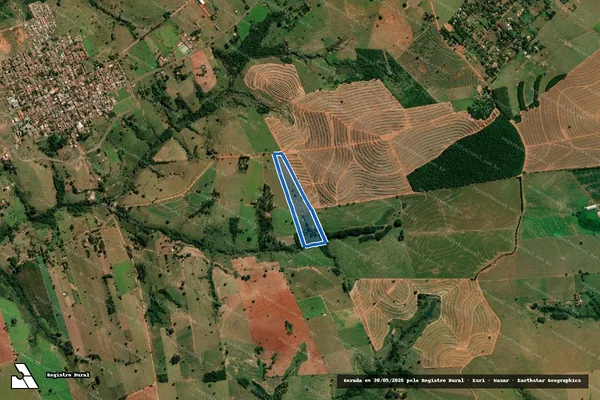 Imagem de satélite de Chácara Araki - Chácara Araki em Anhumas - SP