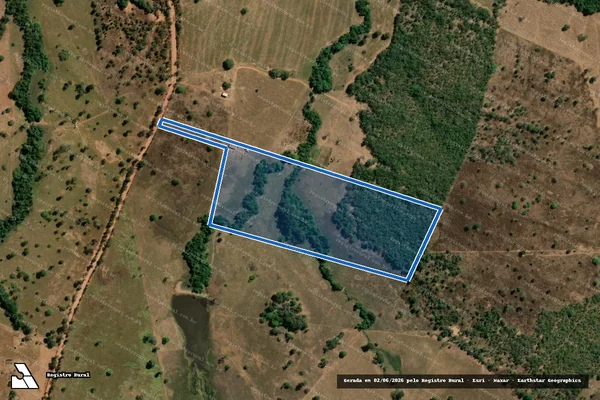 Imagem de satélite de FAZENDA GENIPAPO - Gleba 02 em Nova Iguaçu de Goiás - GO