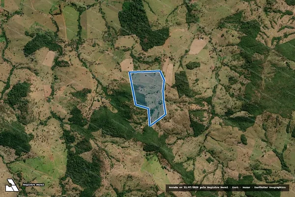 Imagem de satélite de Fazenda Águapé Sonho Verde - Parte 1 em Pontalina - GO