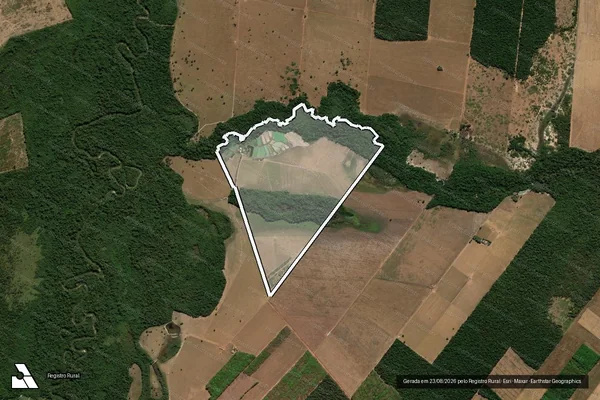 Imagem de satélite de Sítio Varzea Grande - Única em Gaúcha do Norte - MT