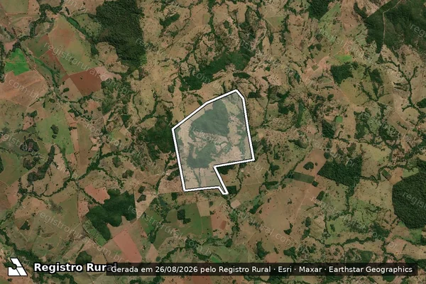 Imagem de satélite de FAZENDA SÃO BENTO DE CIMA - Gleba A em Pontalina - GO