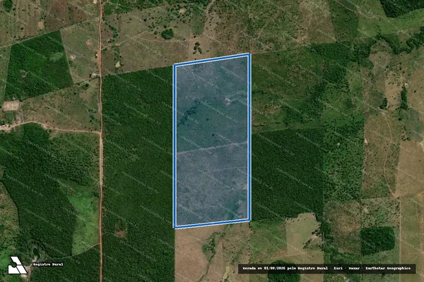 Imagem de satélite de FAZENDA ALTO ALEGRE ( LOTE 09 DA GLEBA 04) - PARTE II em Brejo Grande do Araguaia - PA