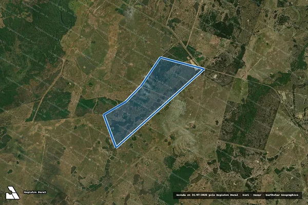 Imagem de satélite de FAZENDA OLHO D ÁGUA - ÁREA DESMEMBRADA-01 em Poconé - MT