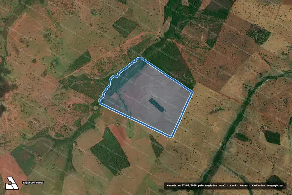 Imagem de satélite de Fazenda Travessia - Matricula nº. 9525 em Campina Verde - MG