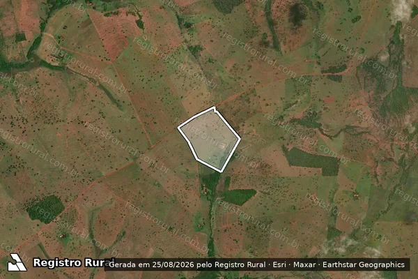 Imagem de satélite de FAZENDA BISCOITO - Parte 1 em União de Minas - MG