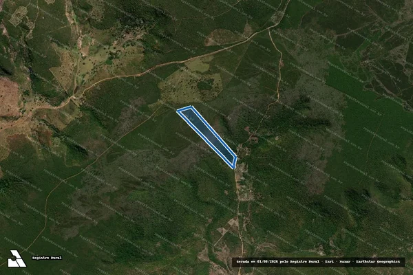 Imagem de satélite de Fazenda Lagoa e Vereda - GLEBA ? 07 em Jequitinhonha - MG