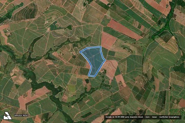 Imagem de satélite de Fazenda Santa Fé - Parte 2 em Pirangi - SP