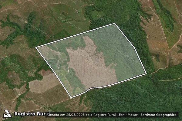 Imagem de satélite de Fazenda Fontes - Parte 1 em Goianésia do Pará - PA