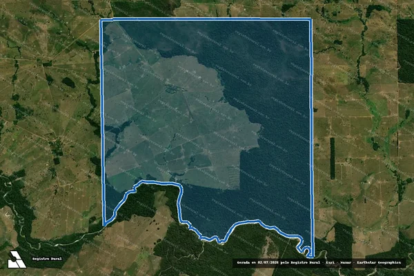 Imagem de satélite de FAZENDA FURKIA - Lote 05_05 A_05 A2 - Parte 1 em Presidente Médici - RO